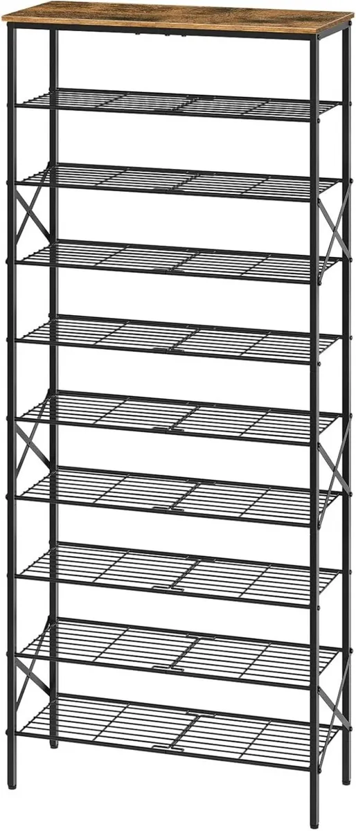 10-Tier Shoe Rack Tall Shelf for 40 Pairs of - Image 1