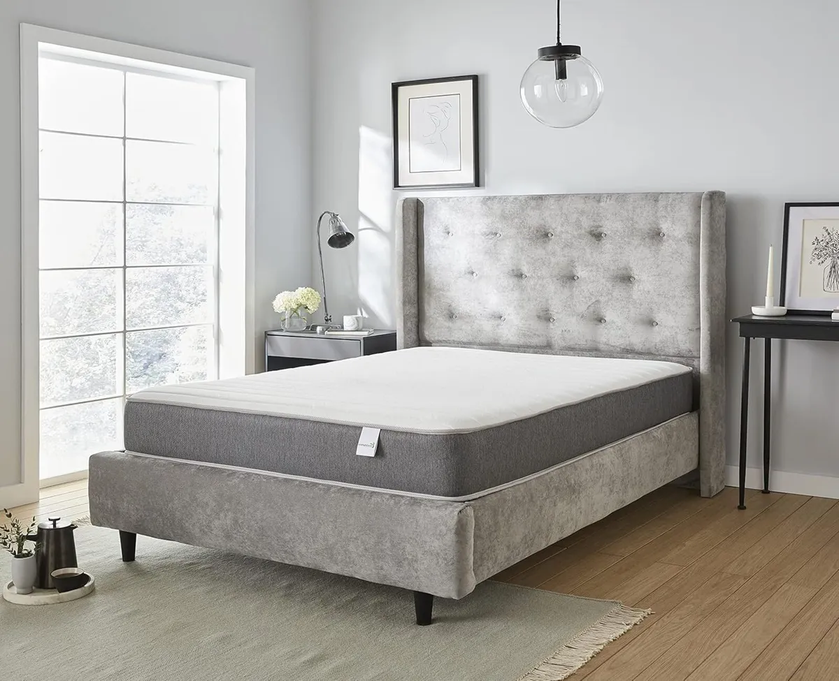 8 Inch Double Memory Foam Mattress Hybrid With - Image 2