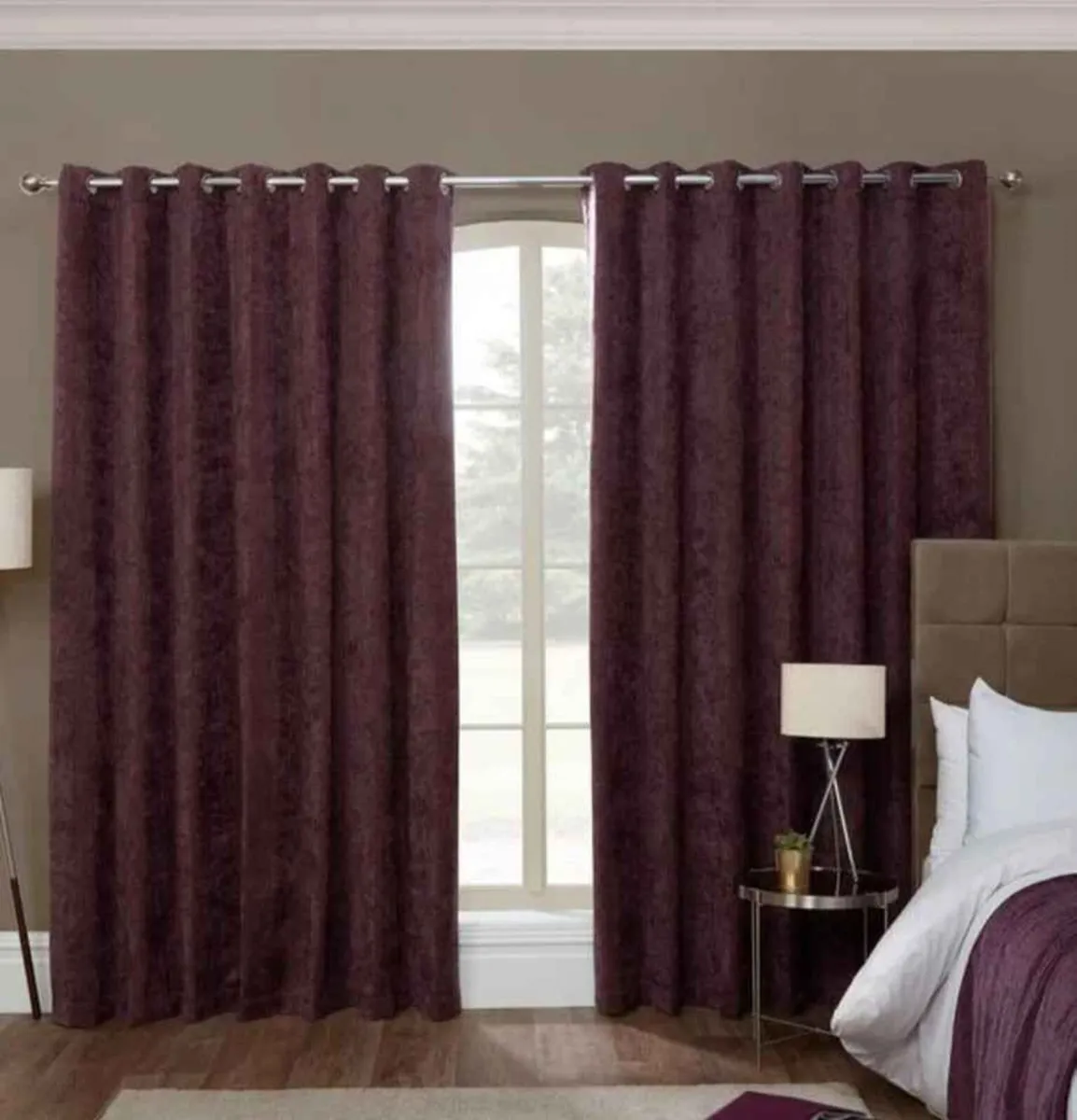 66x90" Mauve Curtains - Image 2