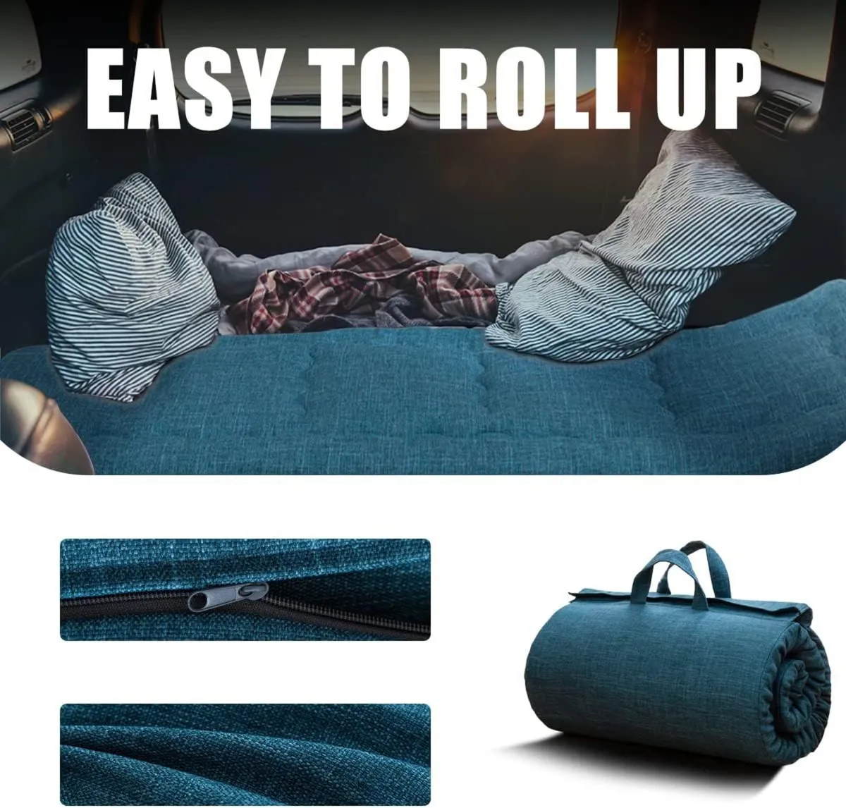 Portable Foldable Futon Mattress Hypoallergenic - Image 4