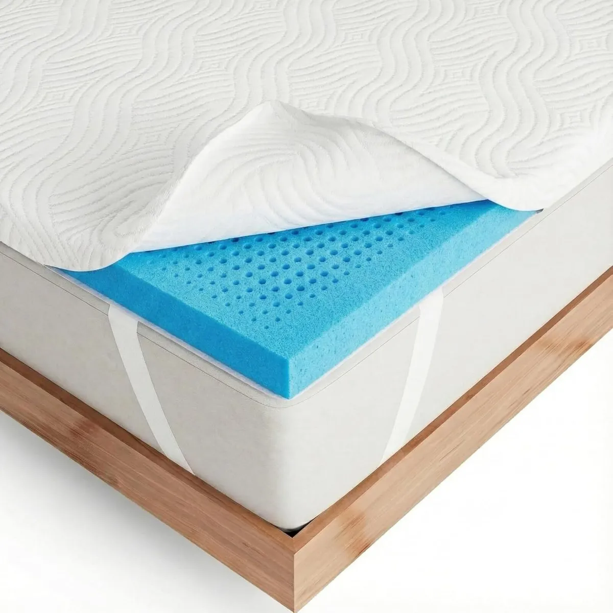 2 Inch Thick Memory Foam Mattress Topper Single - Image 1