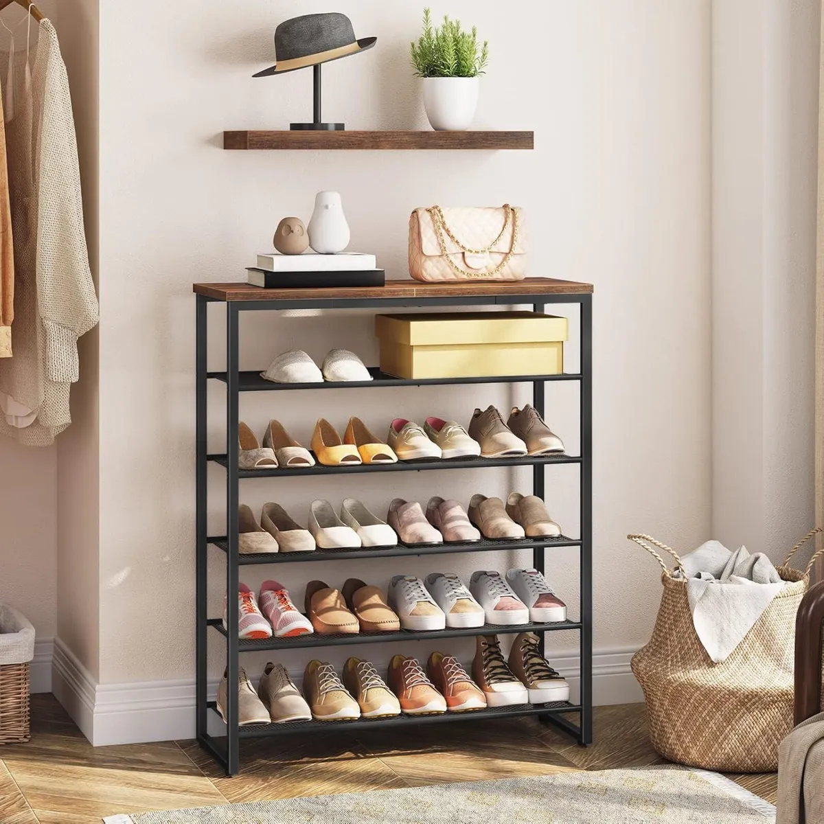 Shoe Rack 6-Tier Organizer Storage for 18-24 - Image 2