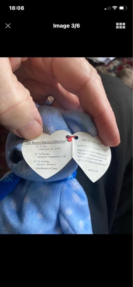 Rare & Retired TY Beanie Baby With Errors - Image 3