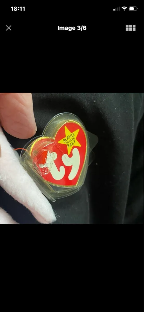 Very Rare & Retired aTY Beanie Baby with errors - Image 3