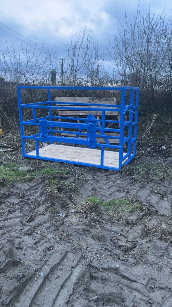 Calf crate /man basket see description for specs - Image 2