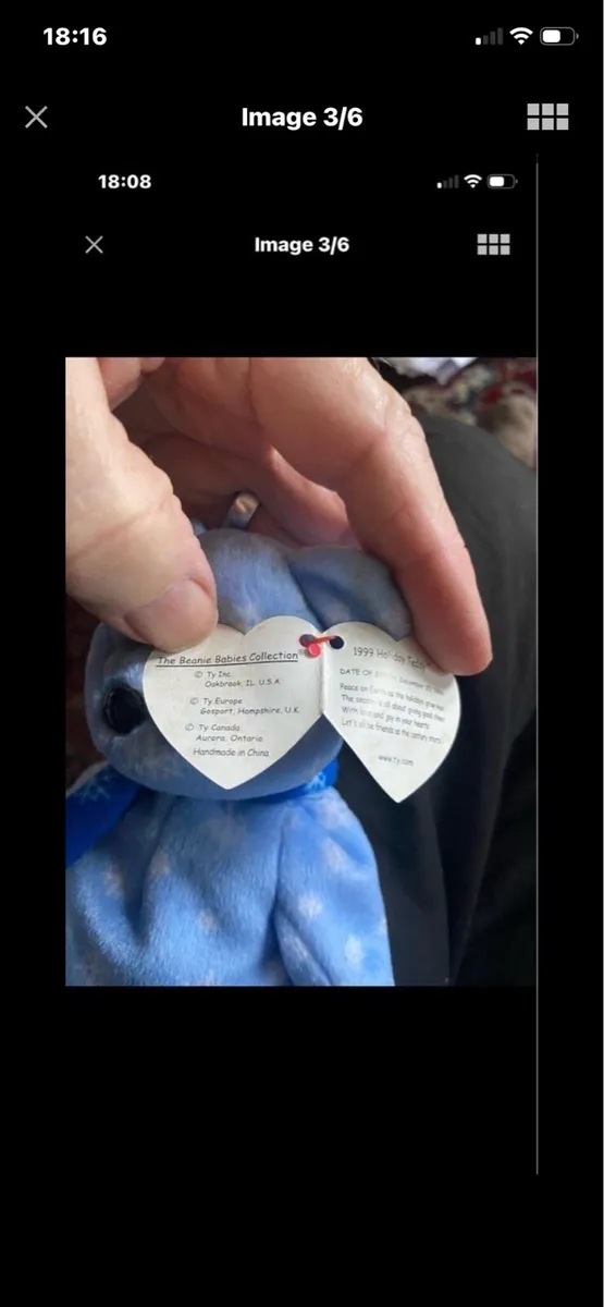 Rare & Retired TY Beanie Baby with errors - Image 3