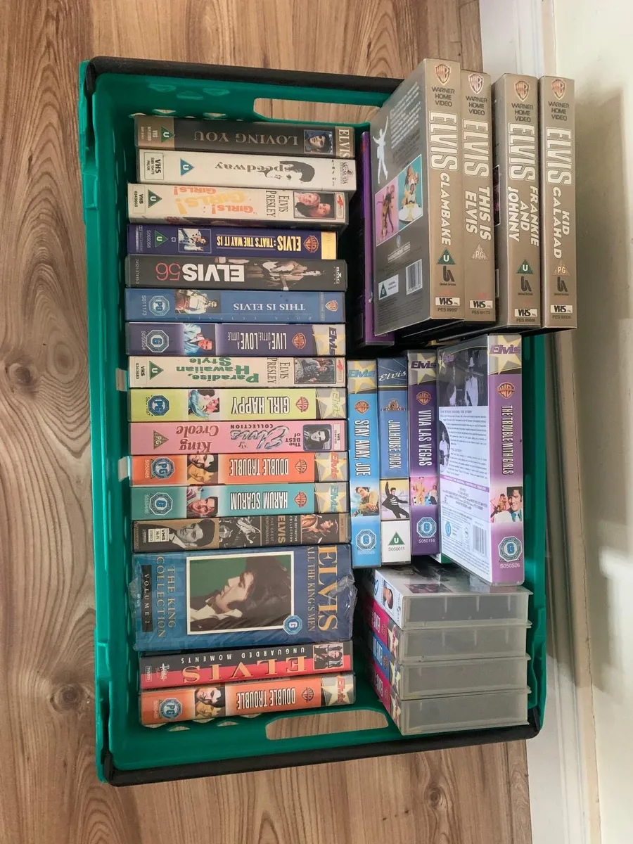 Elvis Presley VHS Film Collectiom