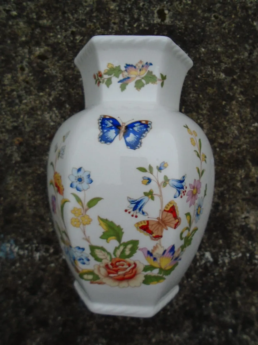 Aynsley Vase, China, Home decor - Image 4