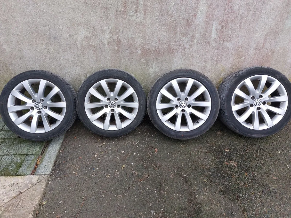 VW 17" ALLOYS and Tyres - Image 1