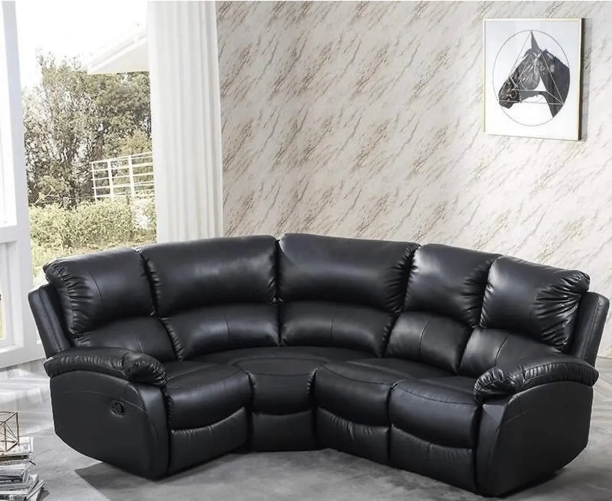 leather recliner corner