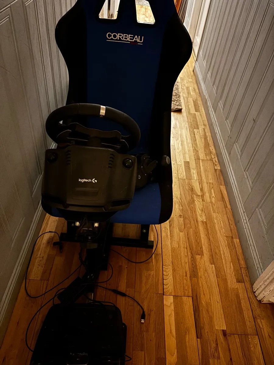 Racing Sim Rig Wheel/Pedal/Shifter barely used! - Image 1