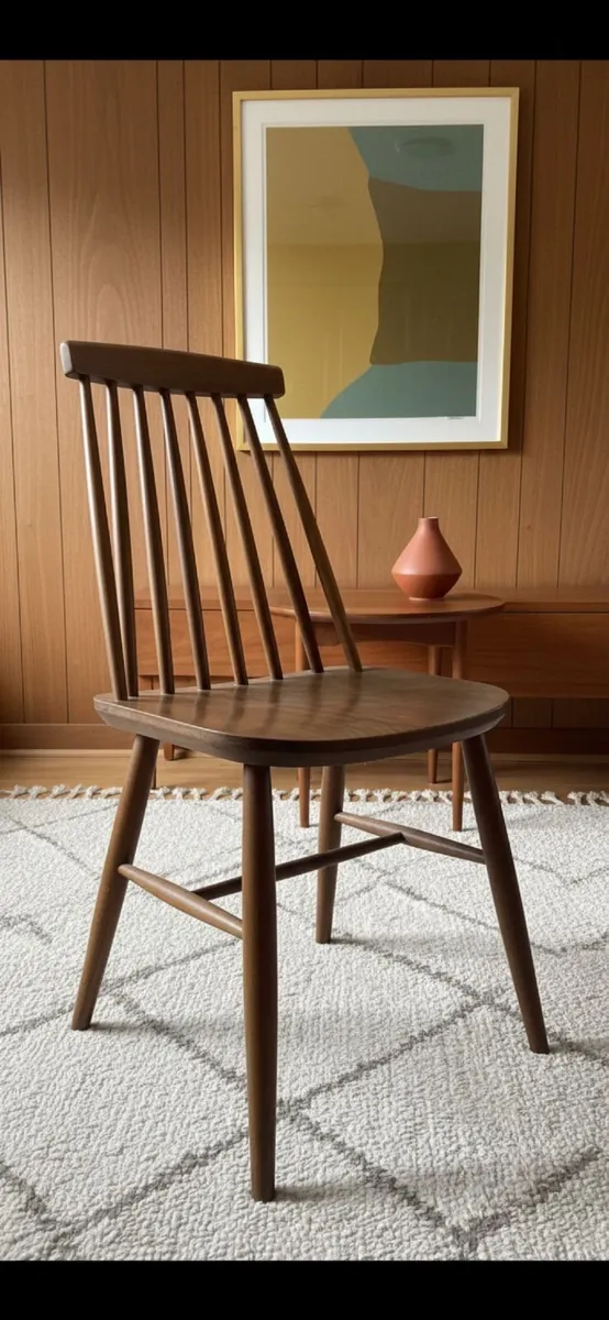 Mid century Scandinavian teak chair