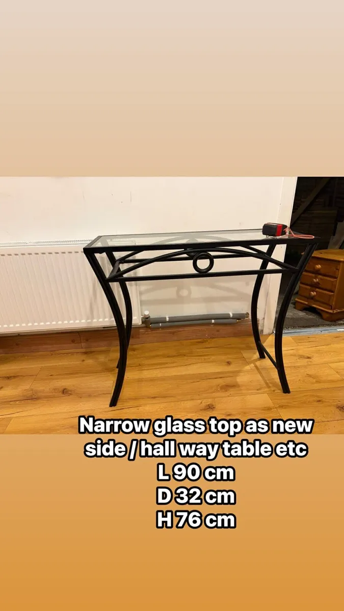 Narrow side table / hall table - Image 1