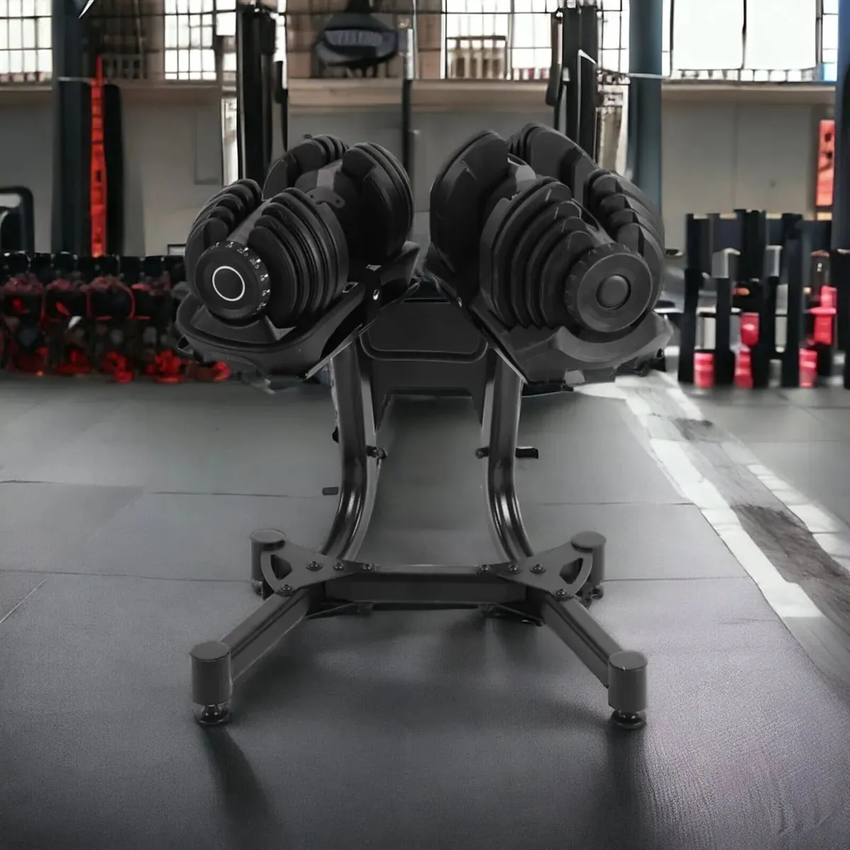 Dumbbell rack with 2x40kg Dumbbels brand new - Image 2