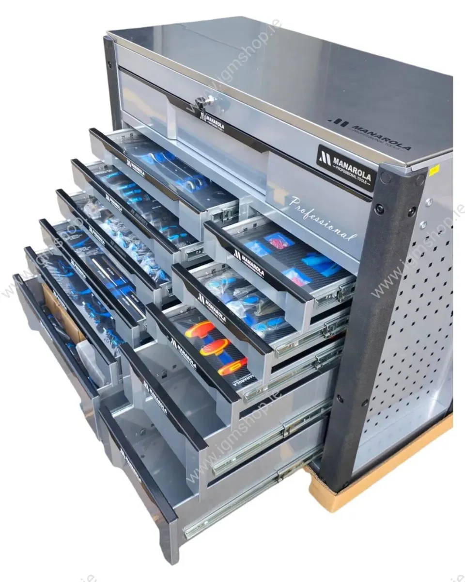 Tool box chest drawers with tools brand new - Image 3