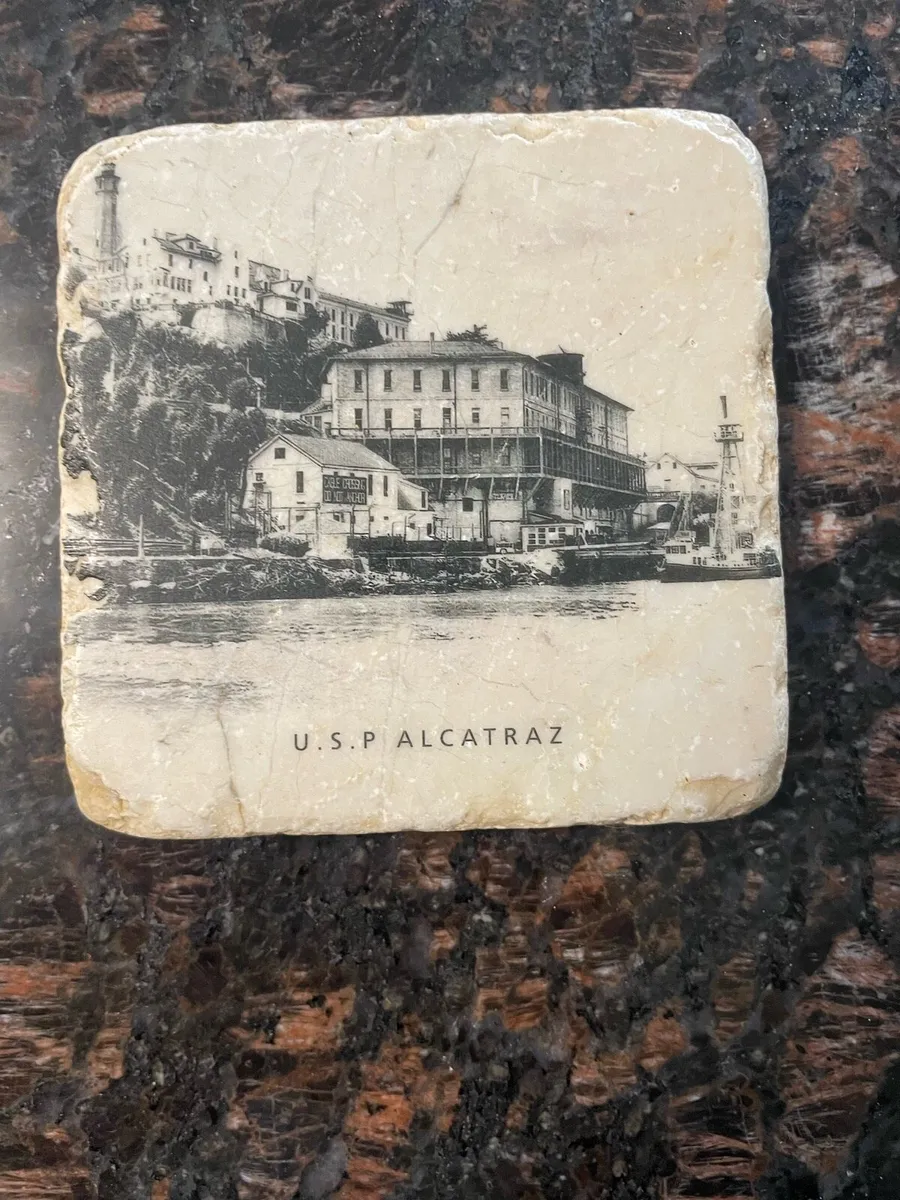 Marble plaque from Alcatraz - Image 1