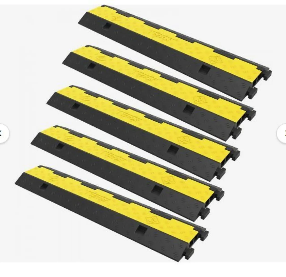 Cable Protector Ramp 101x24.5x5 cm , 5 Packs - Image 1