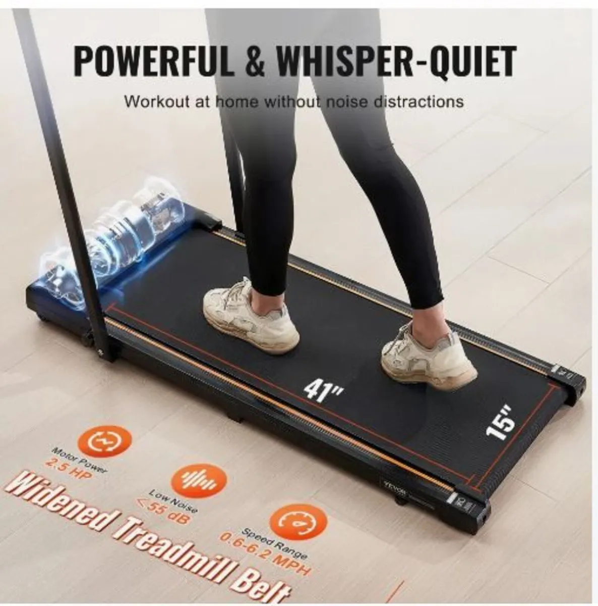 Walking Pad, Under Desk Treadmill for Home Office - Image 3