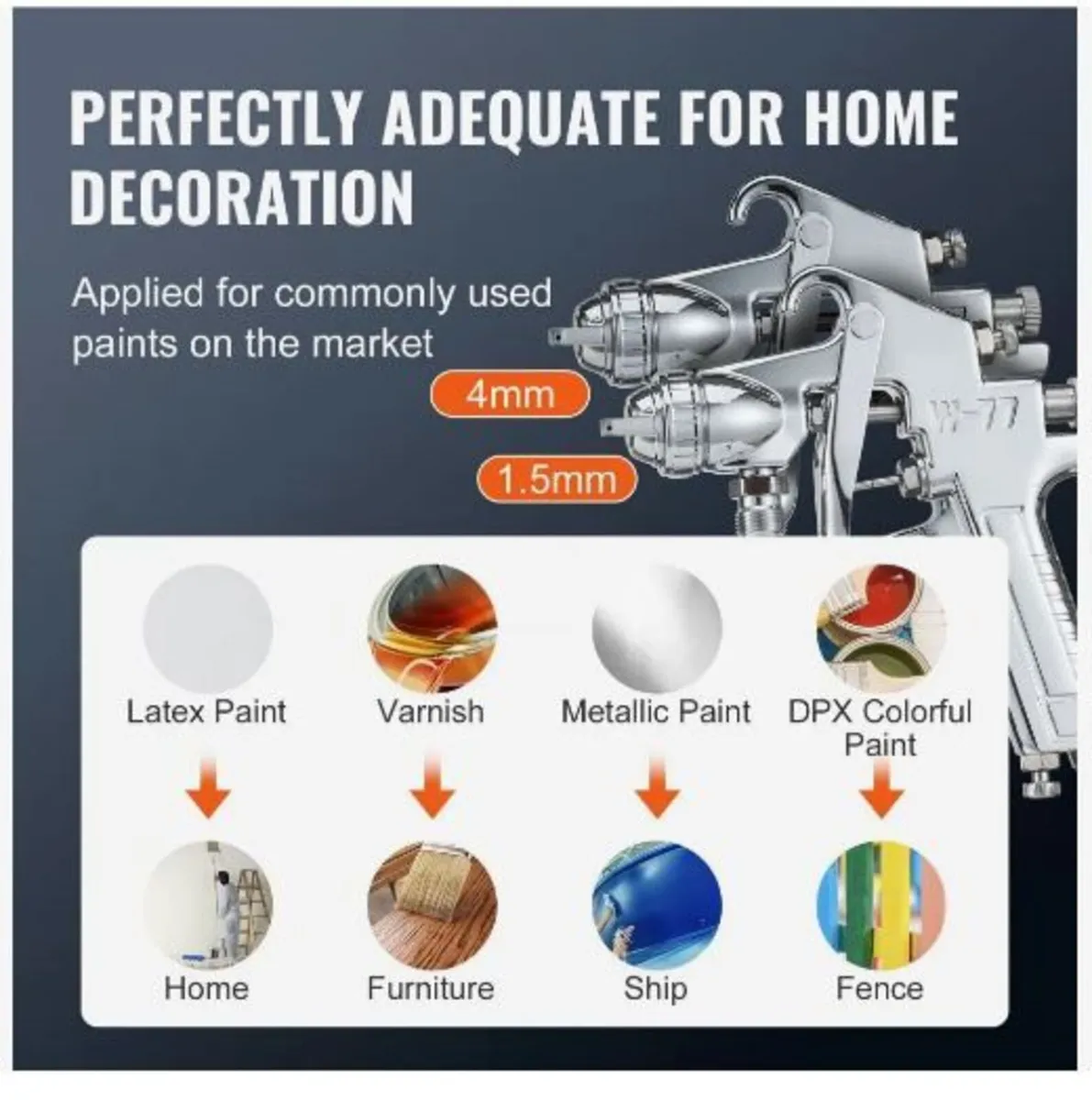 Spray Paint Pressure Pot Tank, 10L/2.5gal - Image 1