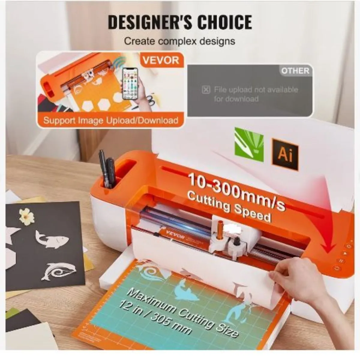 Vinyl Cutter Machine, Bluetooth Connectivity DIY - Image 4