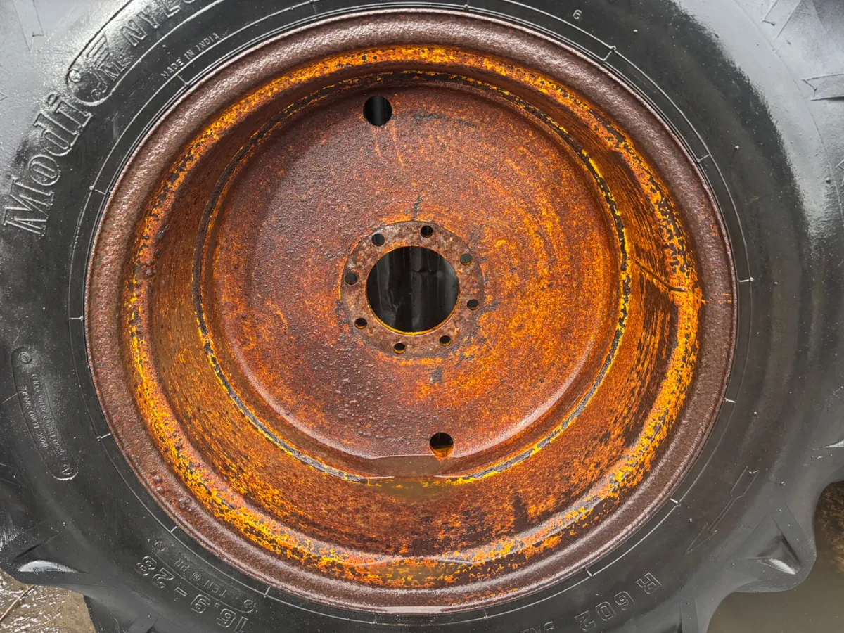 Complete Set of Wheels Suit 50B / MF Tractors - Image 4