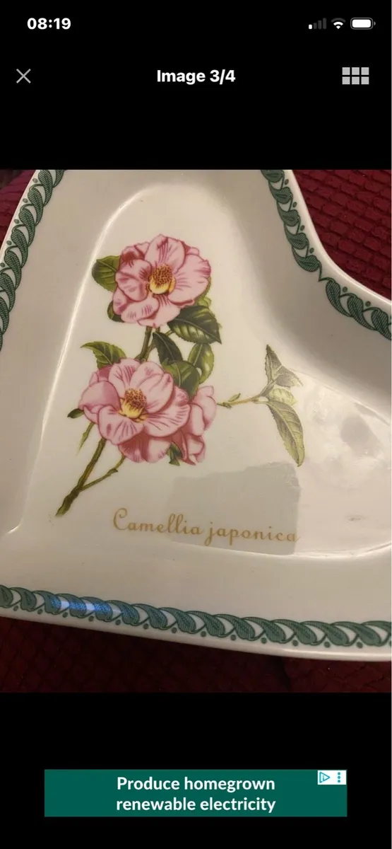 Heart Shape Porcelain Dish - Image 3