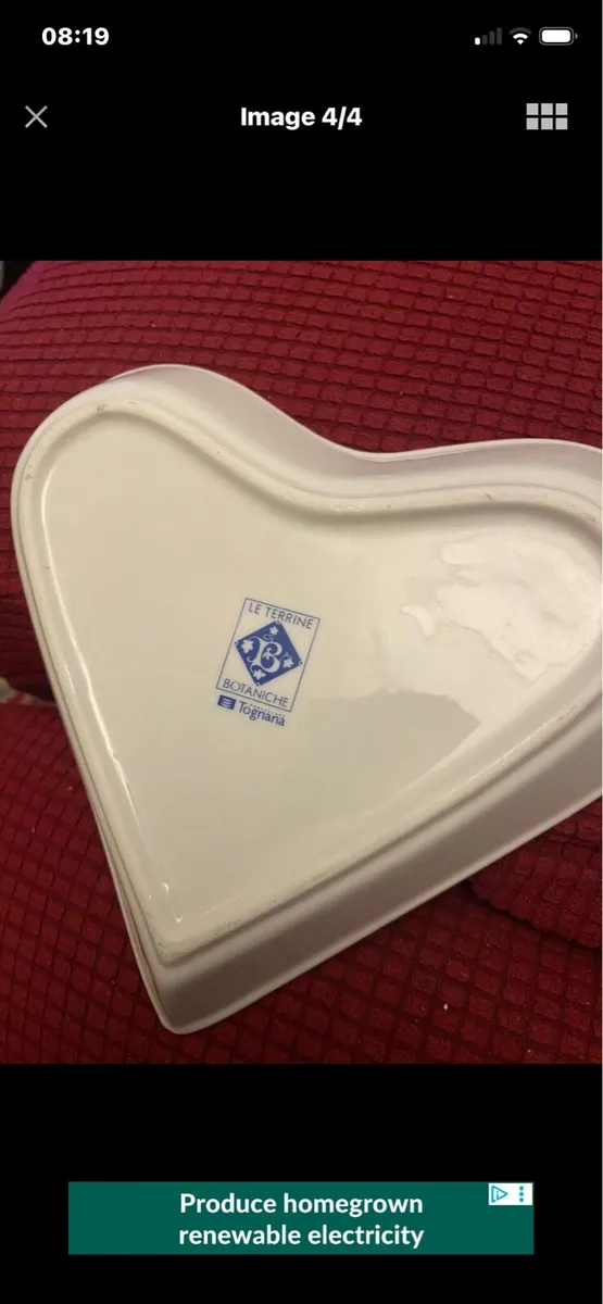Heart Shape Porcelain Dish - Image 4