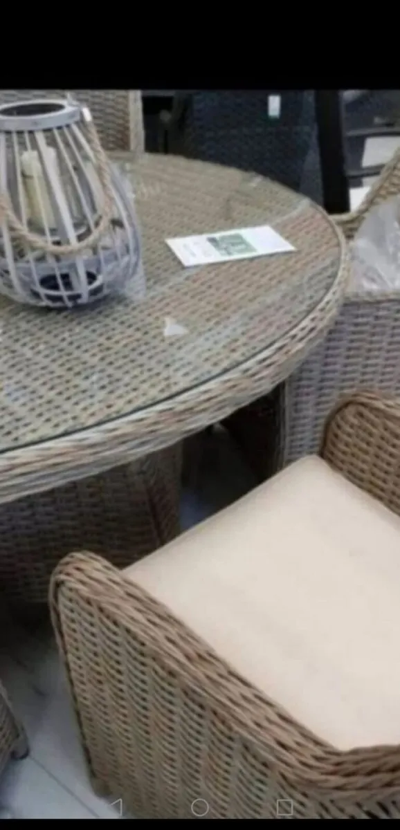 **CLEARANCE** Brand New Basket Rattan 6 Seater - Image 3
