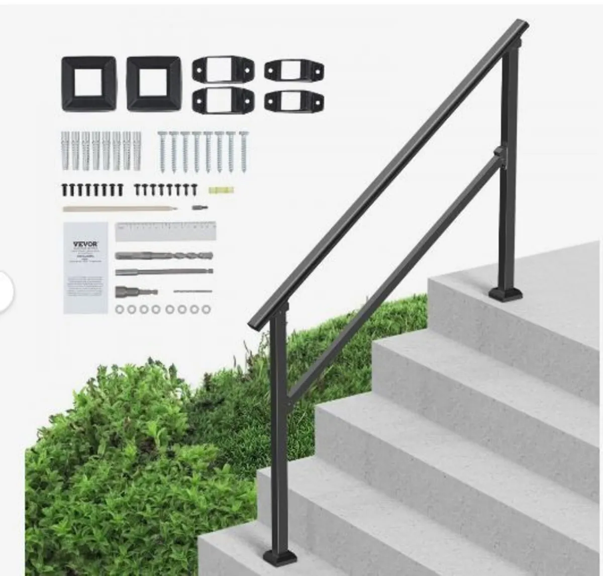 Handrails for Outdoor Steps, 4-5 Step - Image 1