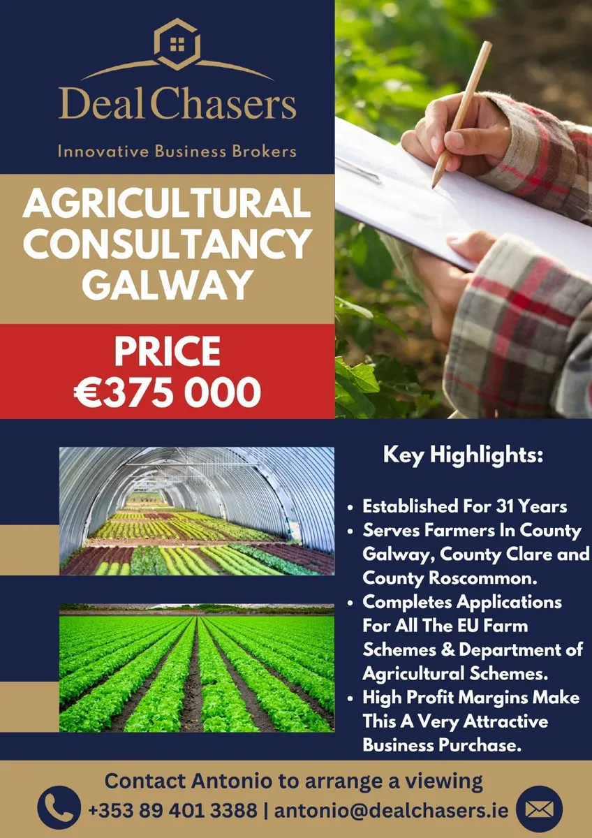 Agri Consultancy Business for sale