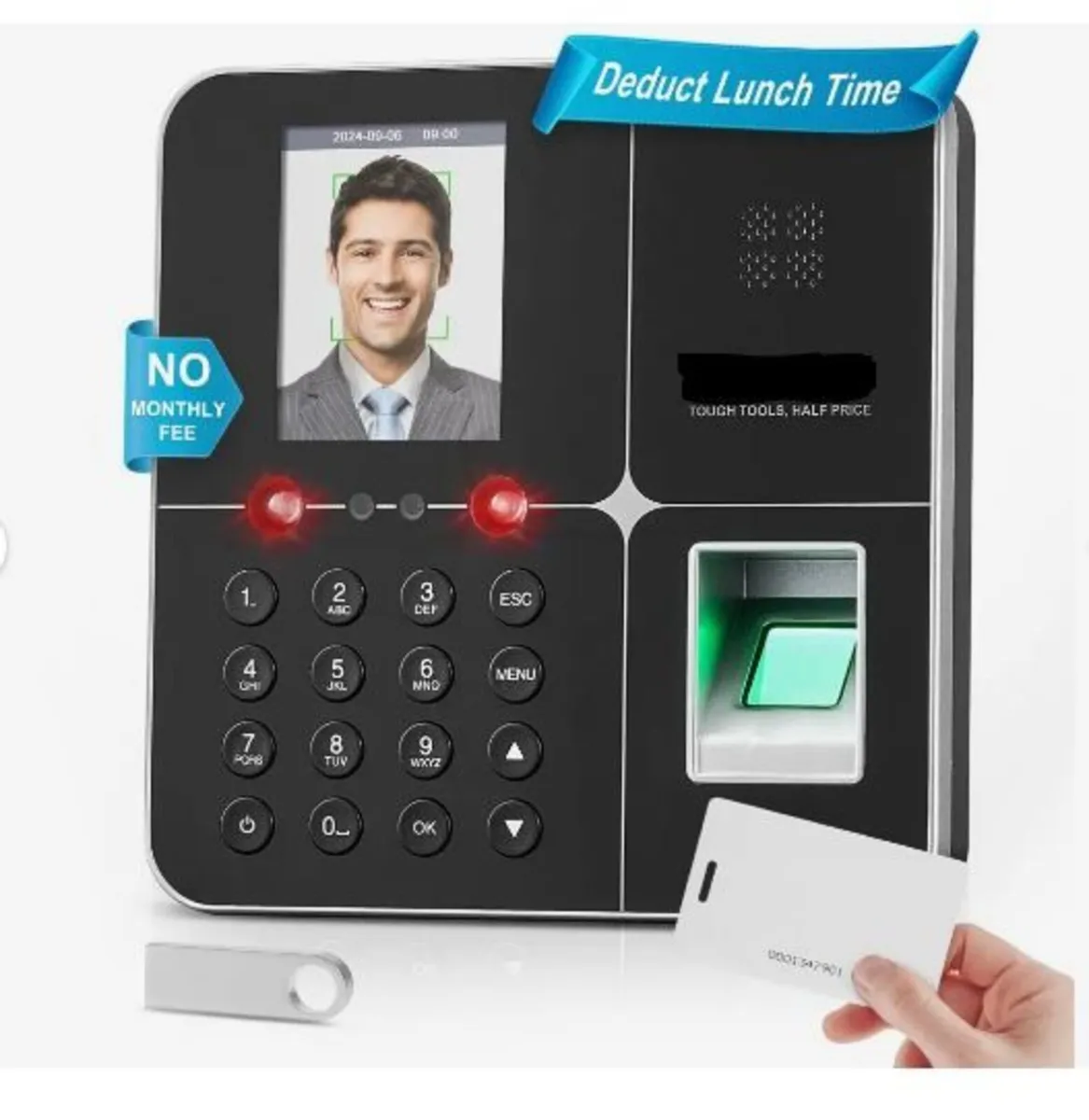 Time Clock, Employee Attendance Machine - Image 1