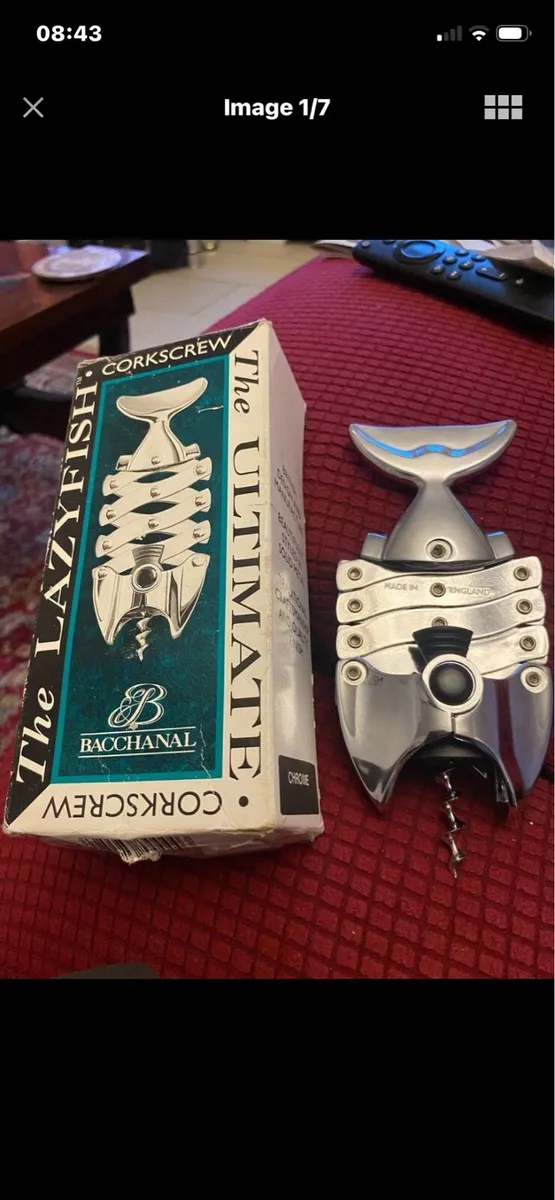 Vintage ‘The Lazy-fish’ Corkscrew - Image 1