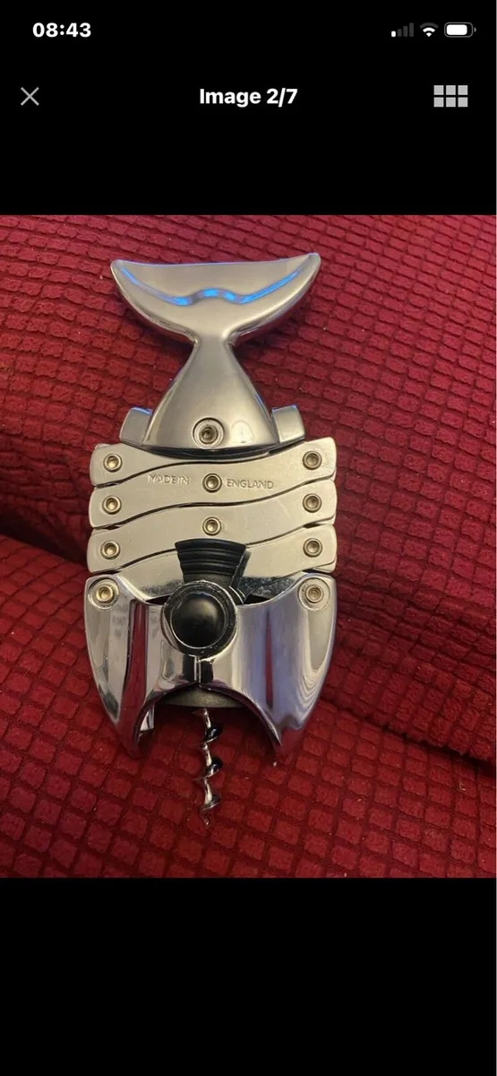 Vintage ‘The Lazy-fish’ Corkscrew - Image 2