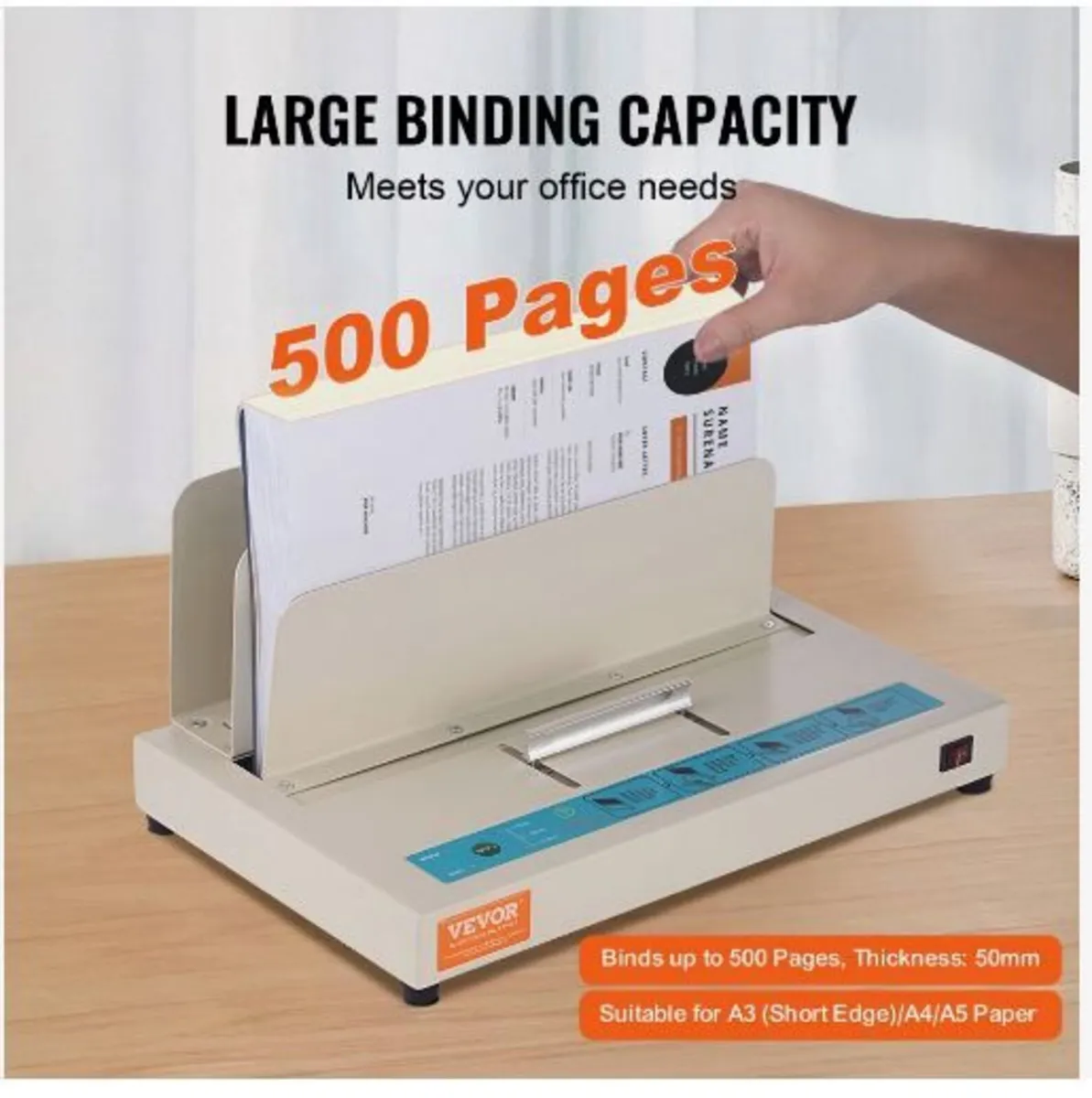 Thermal Binding Machine, 500 Sheets - Image 2