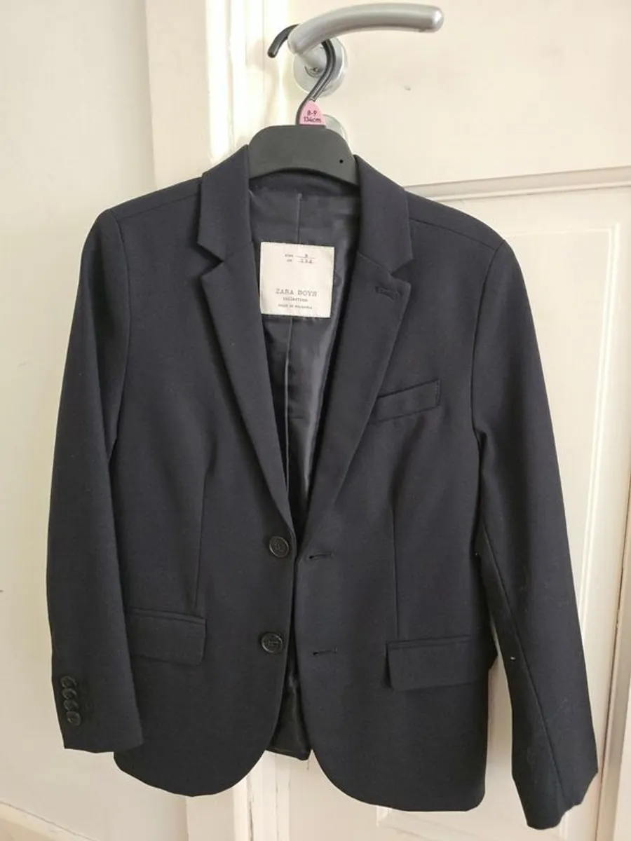 Boys Communion Suit 2 Shirts  Dubarry Leather Shoes Worn Once - Image 1