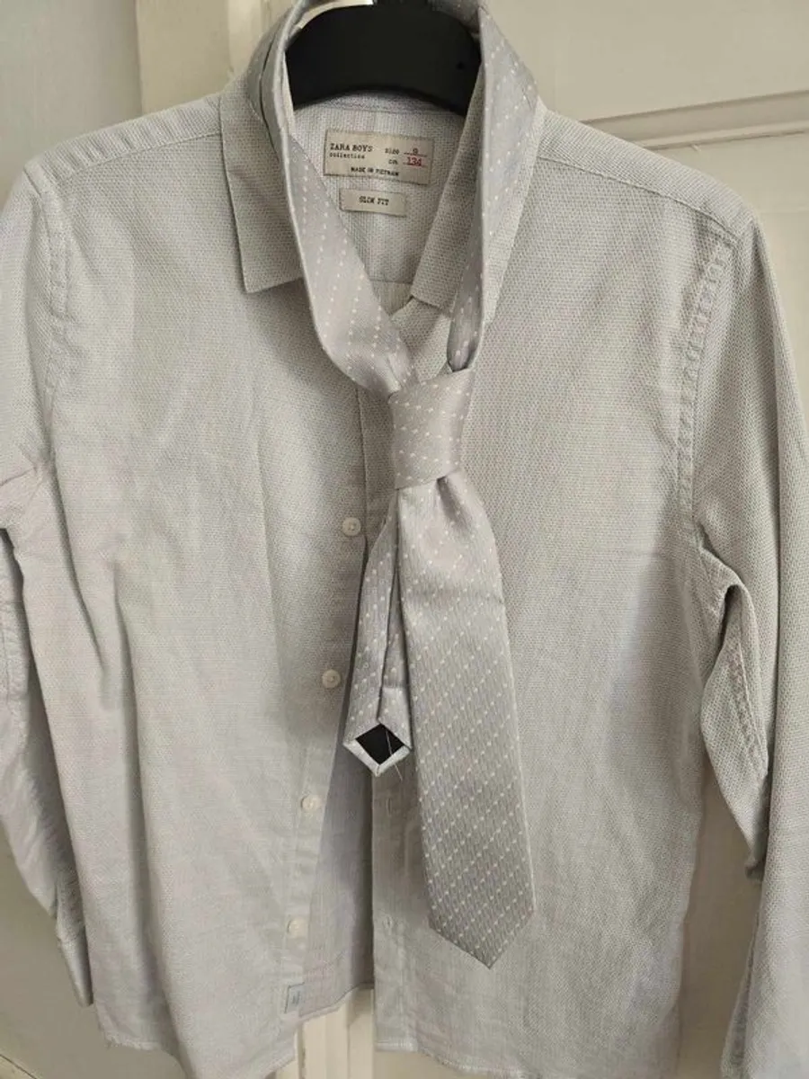 Boys Communion Suit 2 Shirts  Dubarry Leather Shoes Worn Once - Image 3