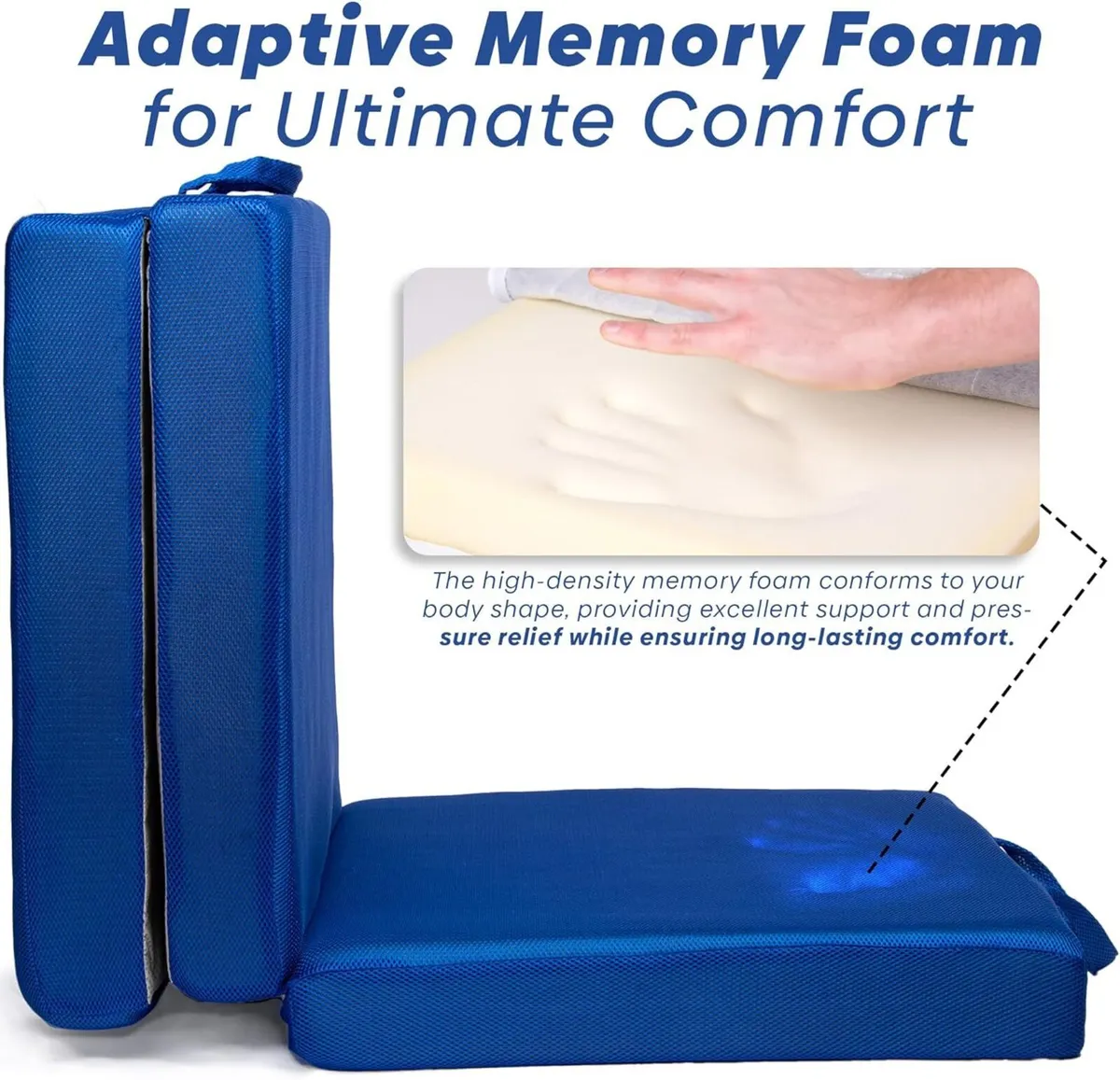 Tri-Folding Memory Foam Mattress 10 cm Foldable - Image 3