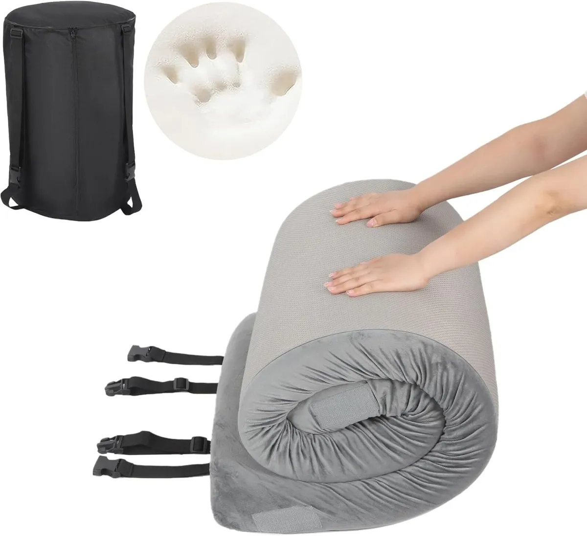 Thick Memory Foam Camping Mattress Detachable - Image 1