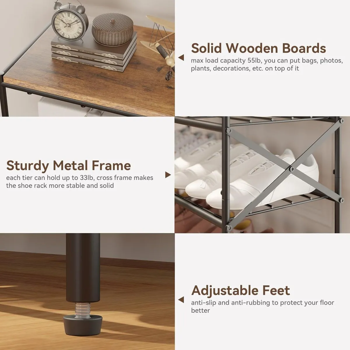 10 Tier Shoe Rack Large Capacity Storage Organizer - Image 4