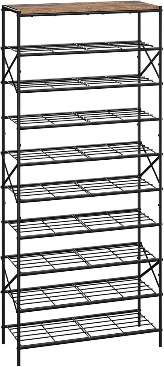 10 Tier Shoe Rack Large Capacity Storage Organizer - Image 1