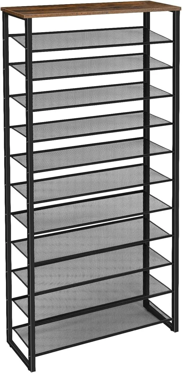 Shoe Rack Large Capacity 12-Tier Storage Organizer - Image 1