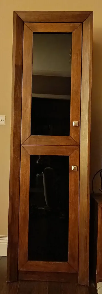 Solid wood cabinets with TV stand - Image 2