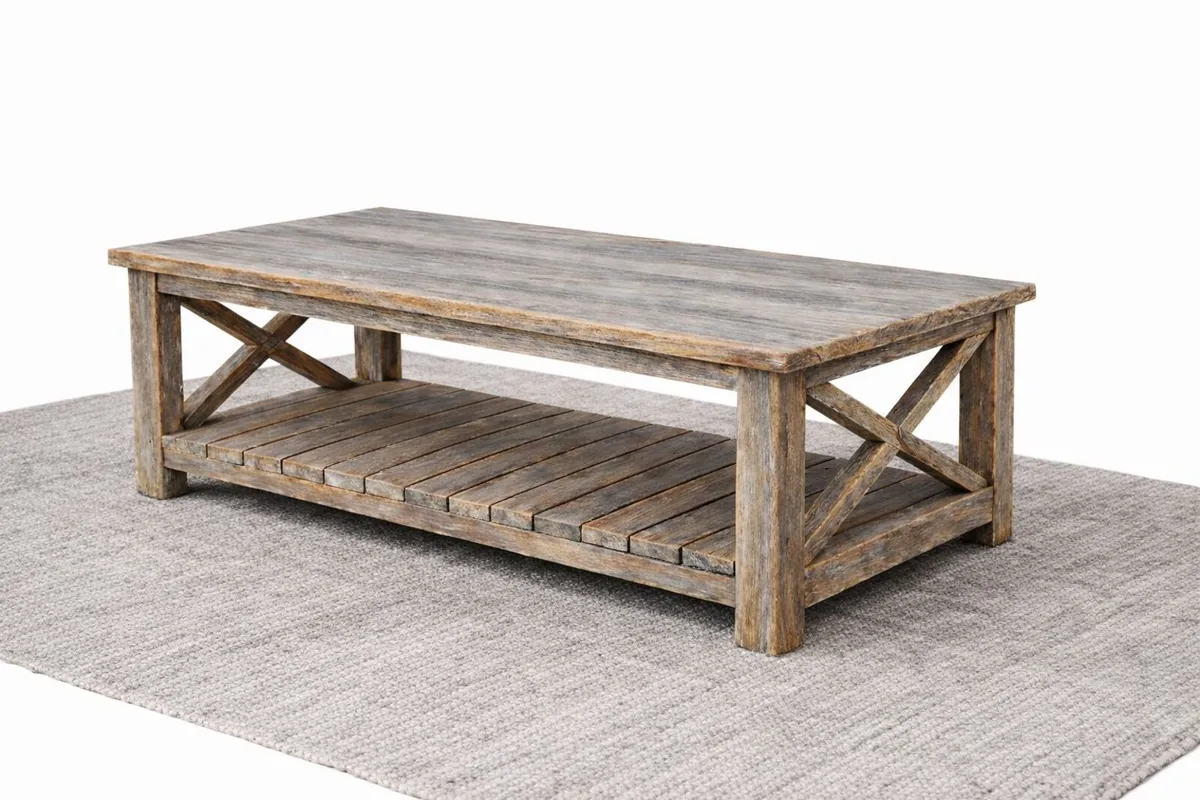 New Handmade Farmhouse Coffee Table - Image 1