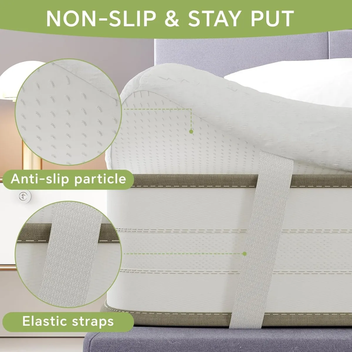 Frideko Memory Foam Mattress Topper - 5cm Thick - Image 3