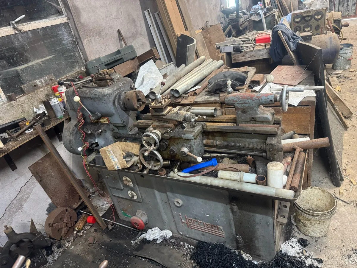 Harrison 11” Gap Lathe educational - Image 2