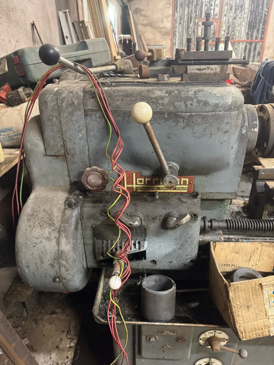 Harrison 11” Gap Lathe educational - Image 3