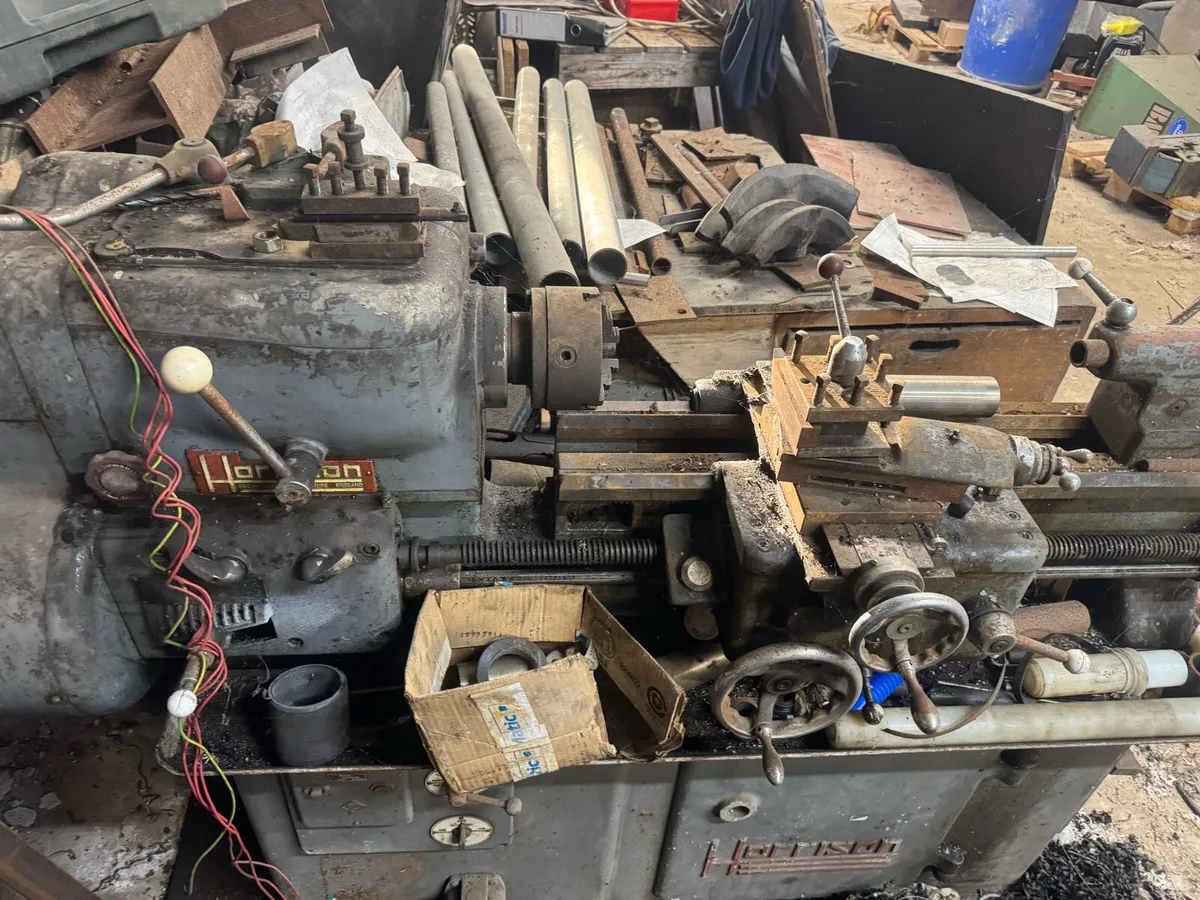 Harrison 11” Gap Lathe educational - Image 1