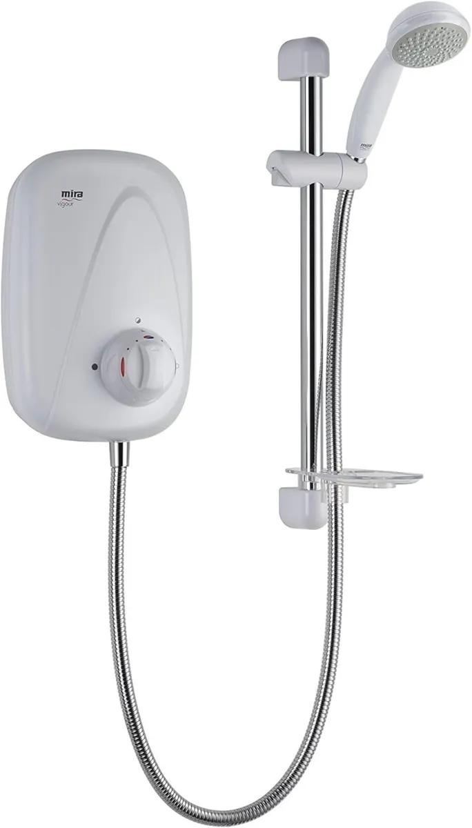 Showers Vigour Manual Power Shower White 1..354 - Image 1