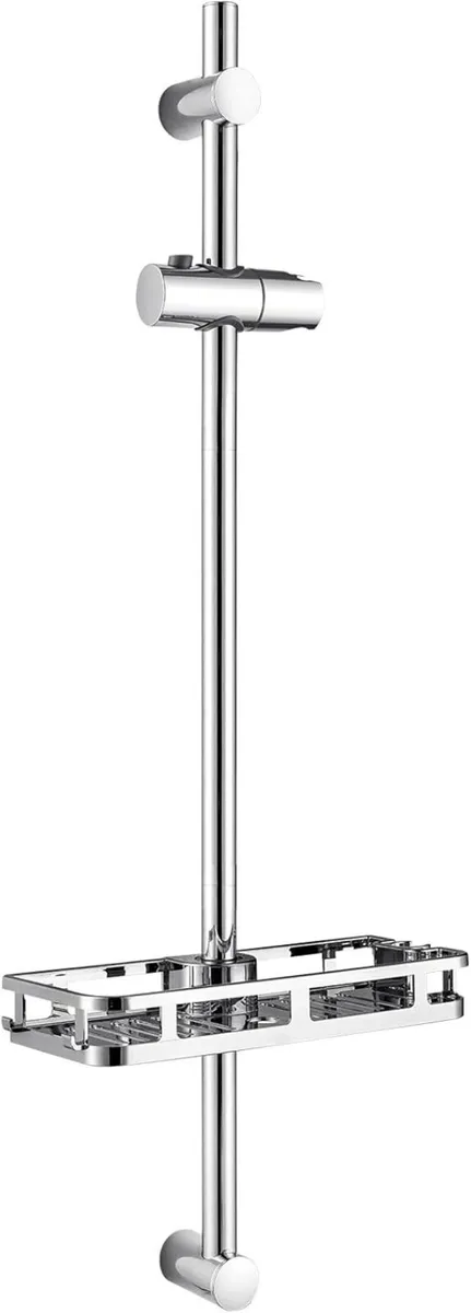 90cm Shower Riser Rail - Adjustable 360degreesSwiv - Image 1
