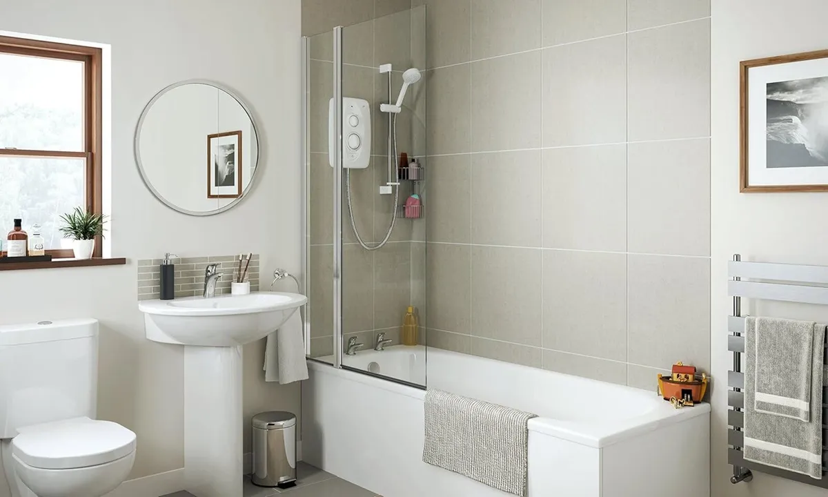 Showers Jump Electric Shower 10.8 kW White/Chrome - Image 2